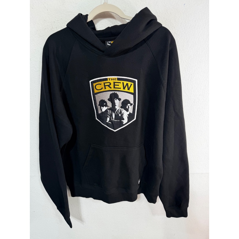 MLS Columbus Crew Pullover Hoodie Soccer Graphic Men's Small Black Fanwear New